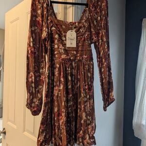 Floral Long Sleeve Dress